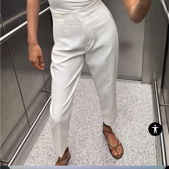 ZARA - PANTS WITH A HIGH WAIST - Picture 2 of 3